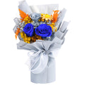 lovenfold Preserved Flowers for Delivery, Purple Rose Bouquets That Last 1-3 Years, Birthday Flowers Gifts for Women Mom Grandma Wife Friends